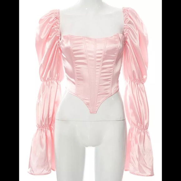Tops - New satin Barbie style blouse. Top. Corset.